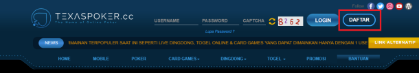 Daftar Situs Poker Online Terpercaya TexaspokerCC
